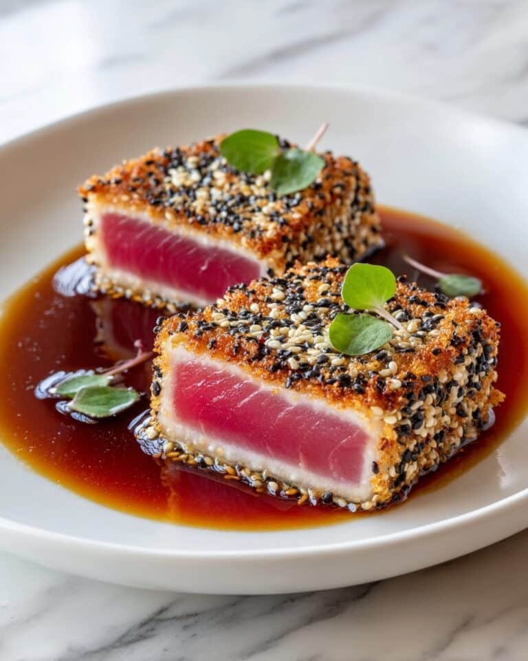 Quick Pan-Seared Soy Ginger Tuna Steak Recipe