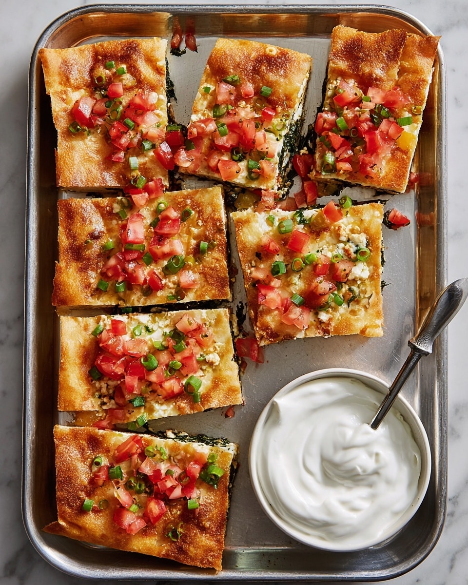 Sheet-Pan Spanakopita Quesadillas Recipe - Recipe Image