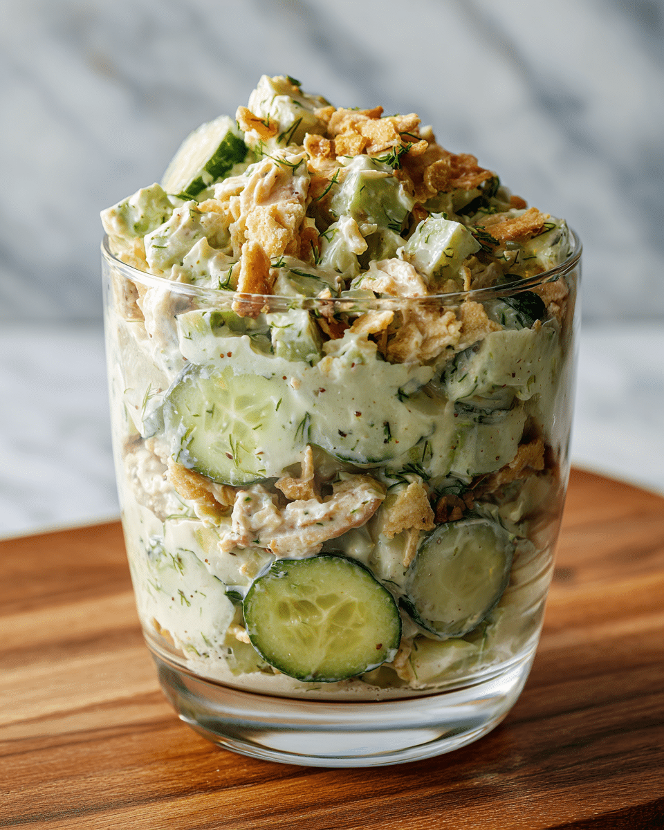 Viral Creamy Asian Cucumber Salad — Easy & Addictive Recipe - Recipe Image