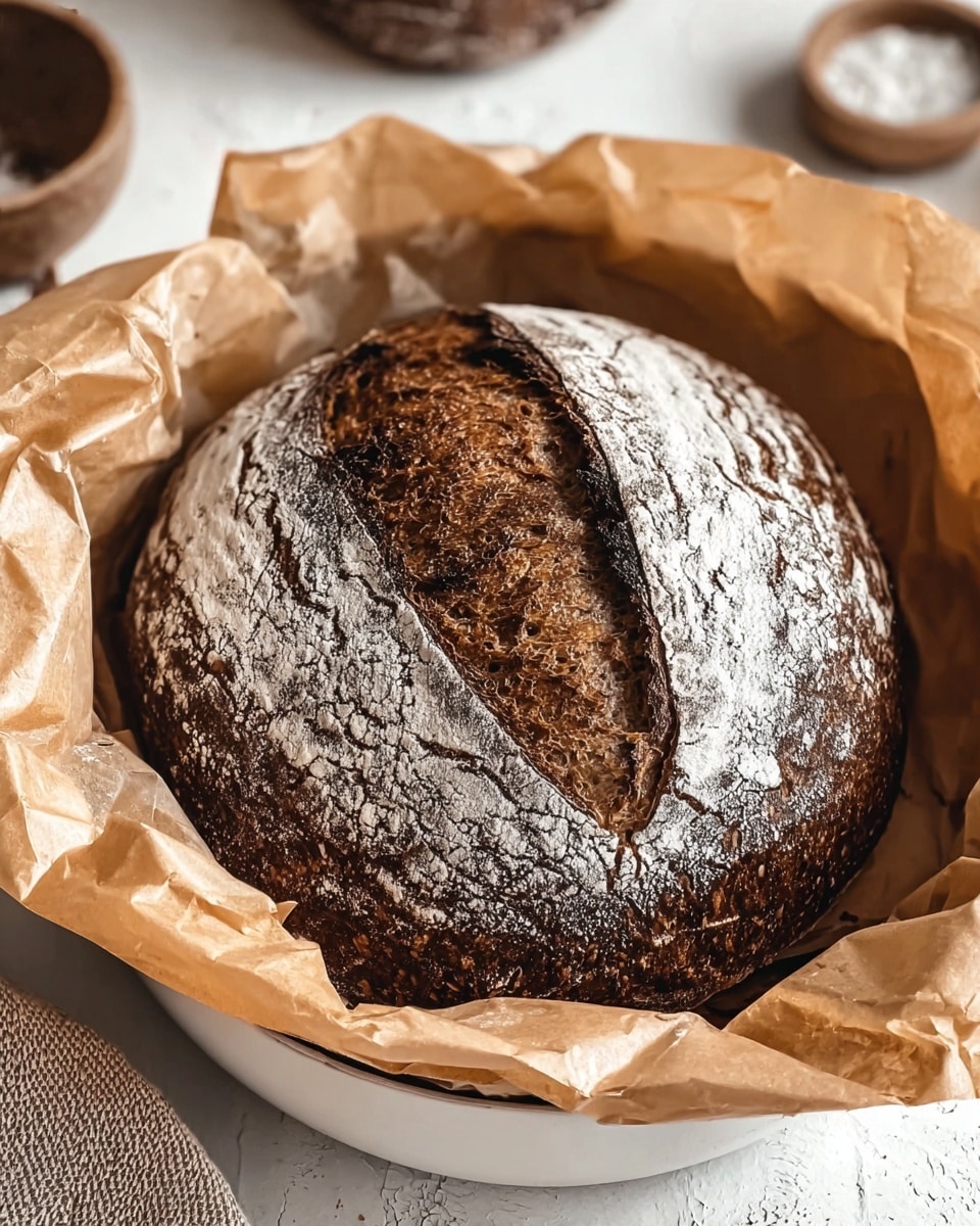 Chocolate No Knead Bread Recipe - Recipe Image