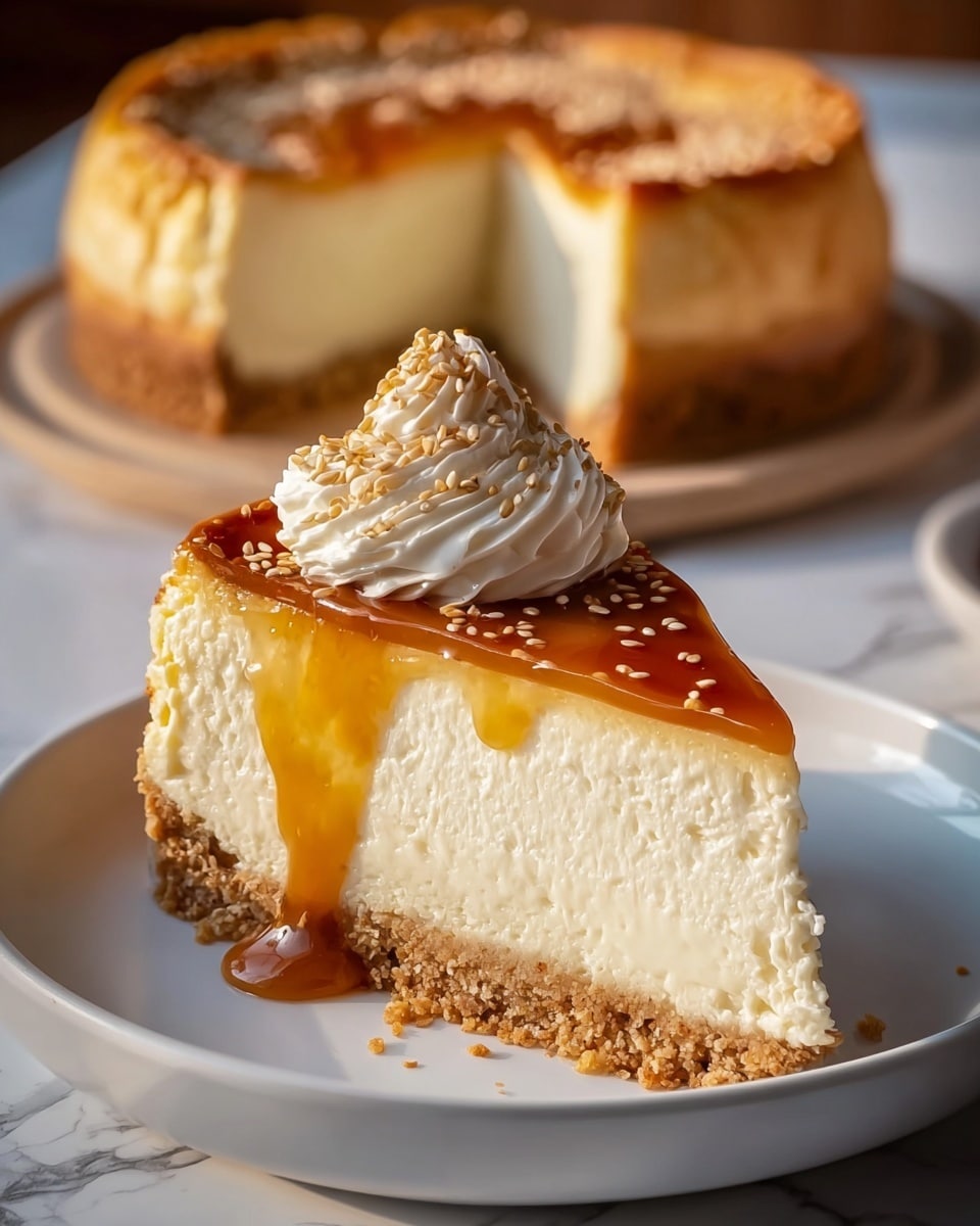 Greek Honey Pie (Kataifi) with Lemon Custard Recipe - Recipe Image
