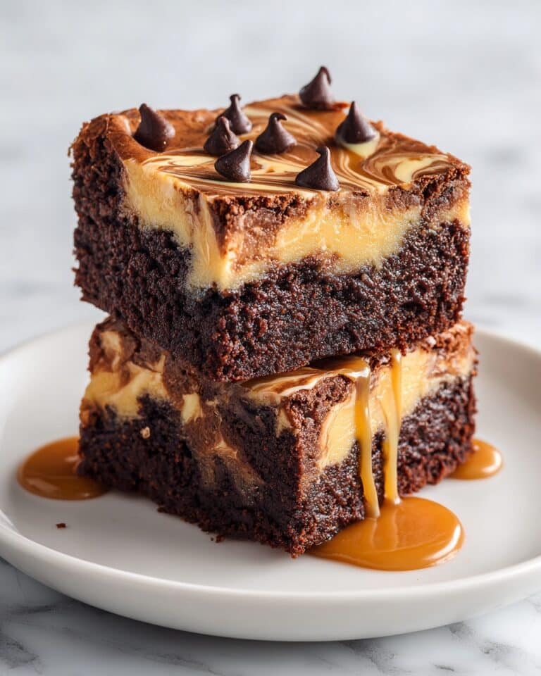 Dulce de Leche Swirled Brownies Recipe