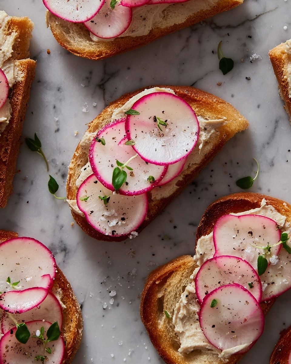 Brown Butter Radish Crostini Recipe - Recipe Image