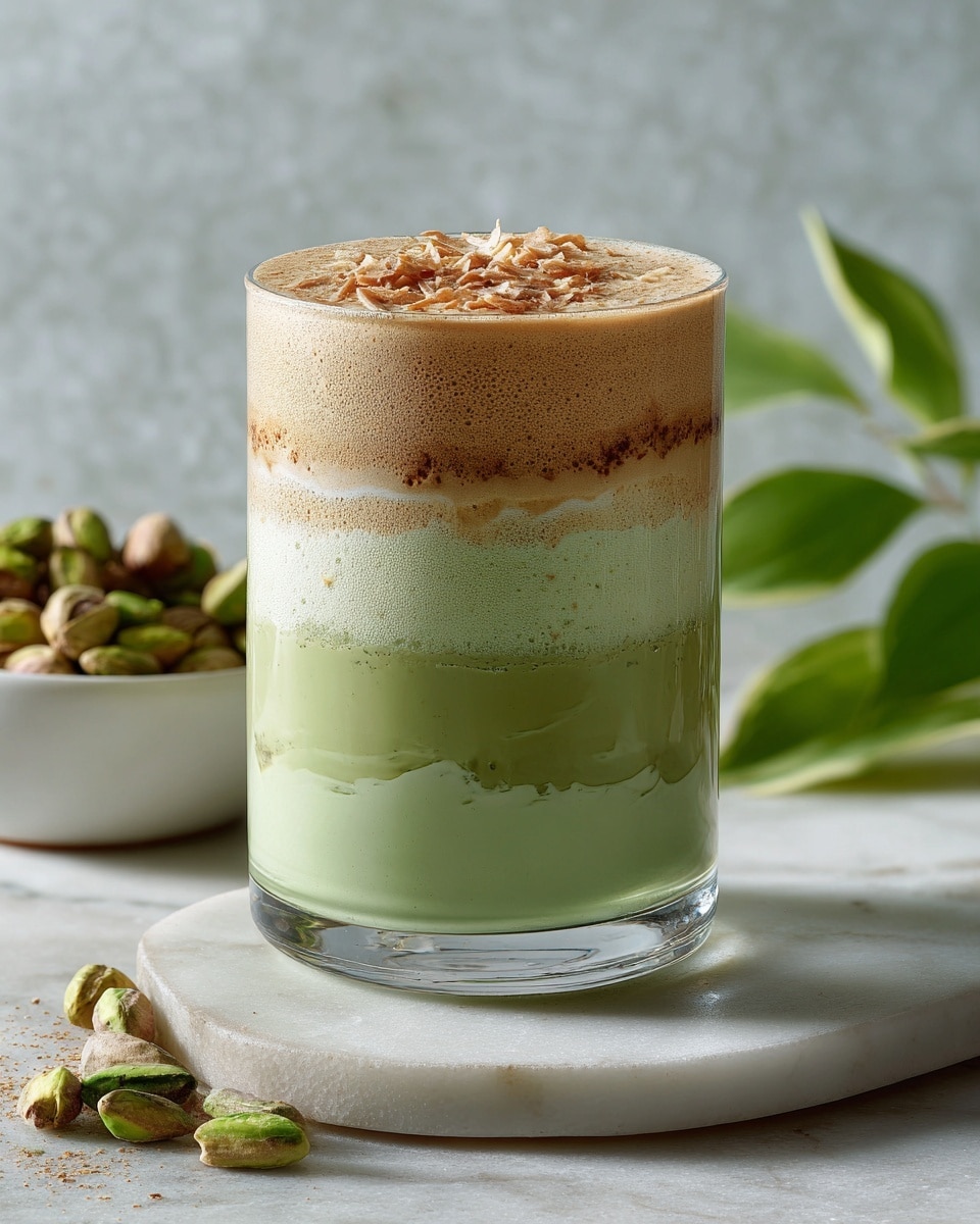 Iced Dubai Chocolate Matcha (Starbucks Copycat) Recipe - Recipe Image