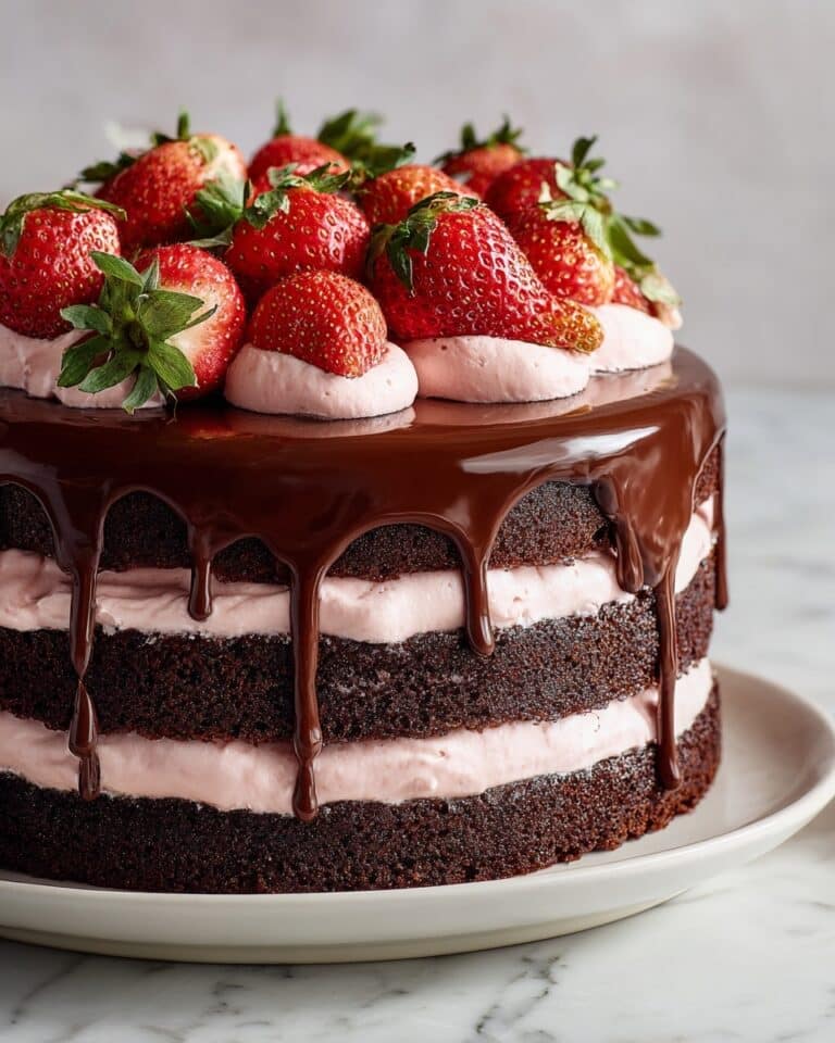 Indulgent Strawberry Chocolate Shell Cake That Wows Every Time Recipe