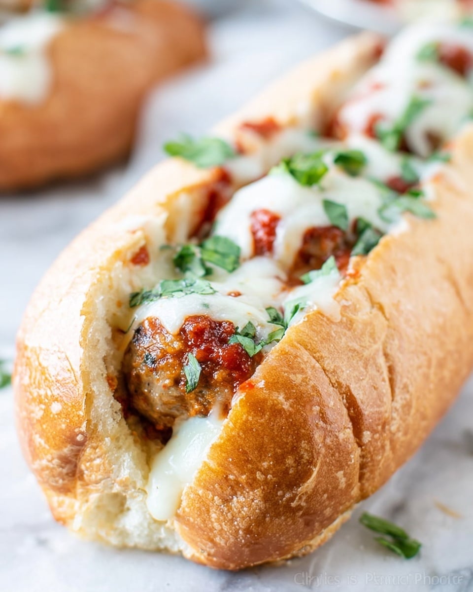 Italian Turkey Meatball Subs Recipe - Recipe Image