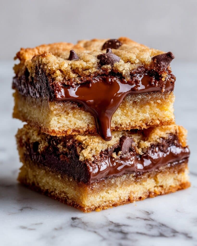 Nutella-Stuffed Blondies Recipe